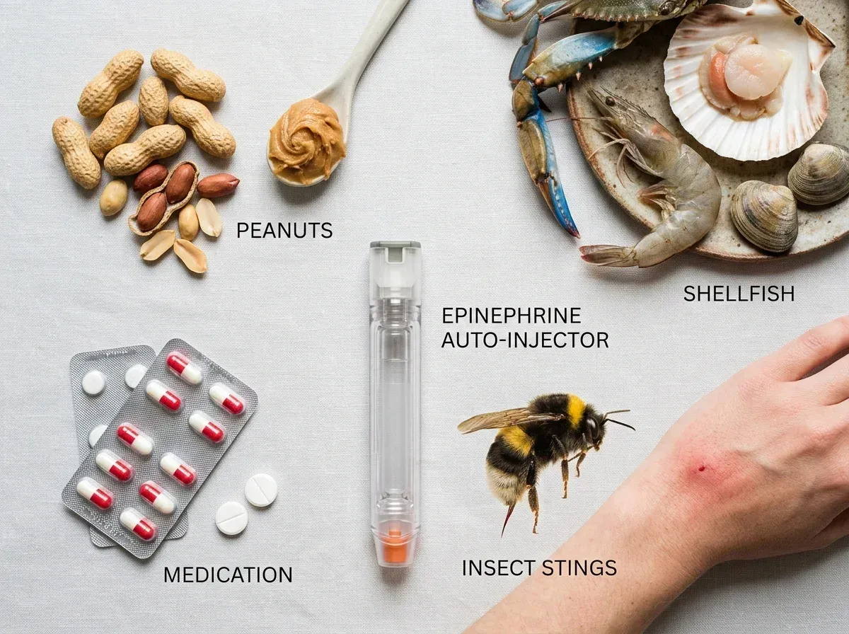 Anaphylaxis causes