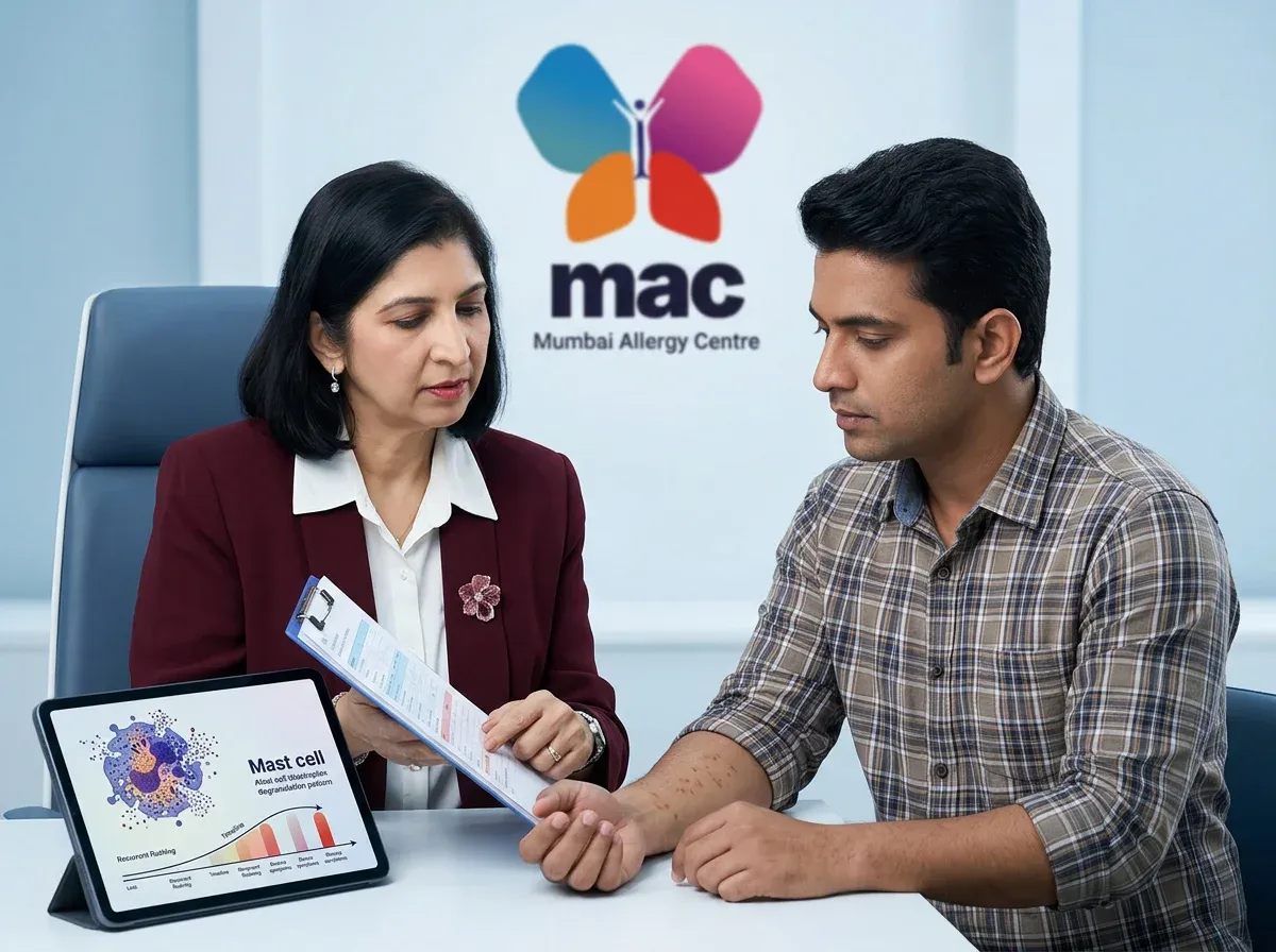 Mastocytosis when to see