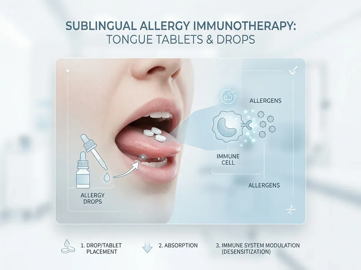 How Sublingual Immunotherapy (SLIT) works